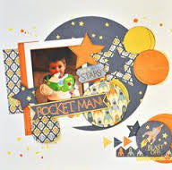 Moxxie REACH FOR THE STARS 12&quot;X12&quot; Collection Kit Paper Scrapbookrus