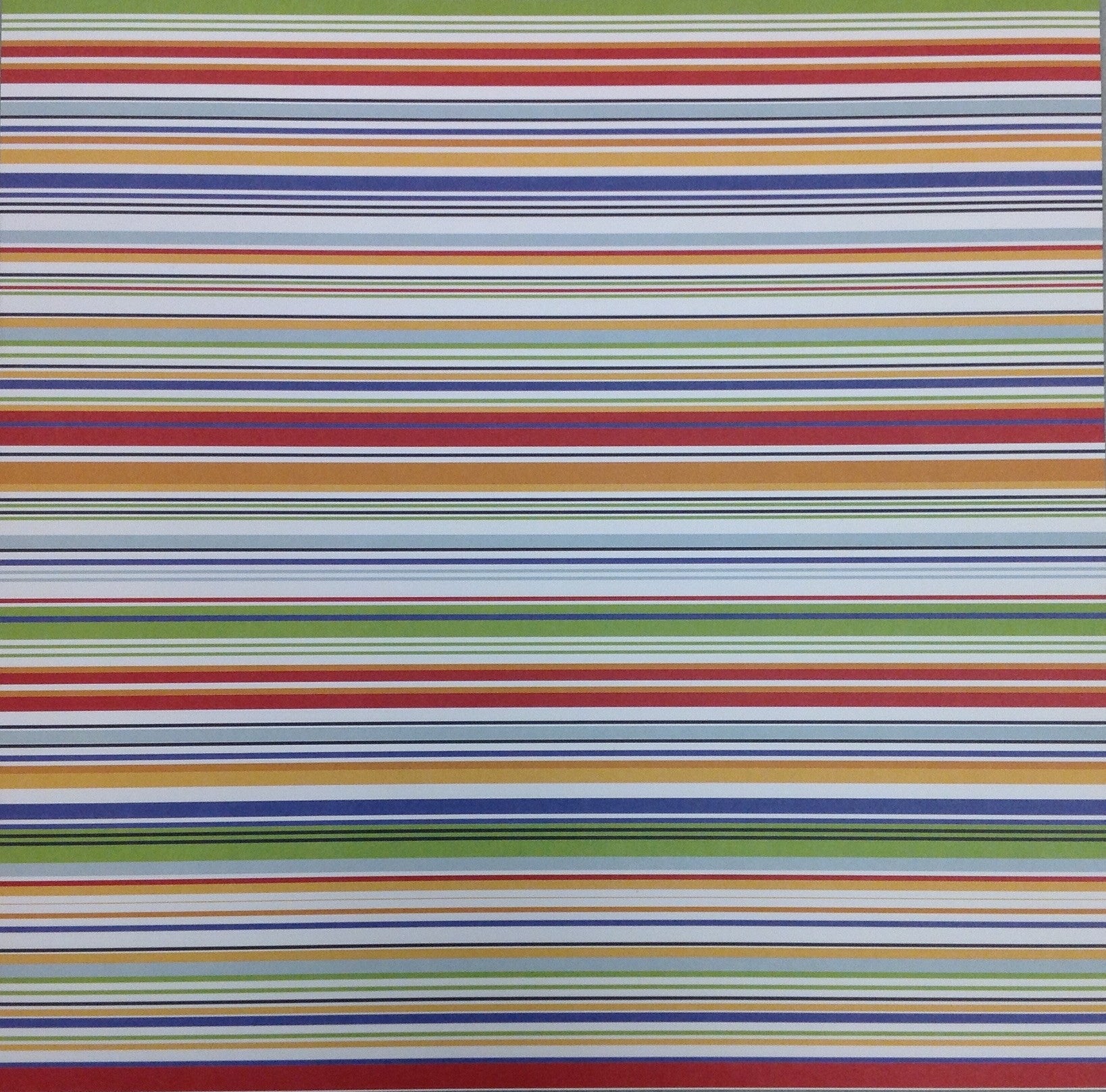 Kyandyland RETRO DOTS & STRIPES 12x12 Scrapbook Papers 2pc - Scrapbook Kyandyland