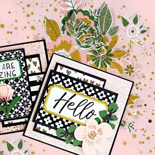 Kaisercraft Fleur DREAMER 12"X12" Scrapbook Sheet Scrapbooksrus