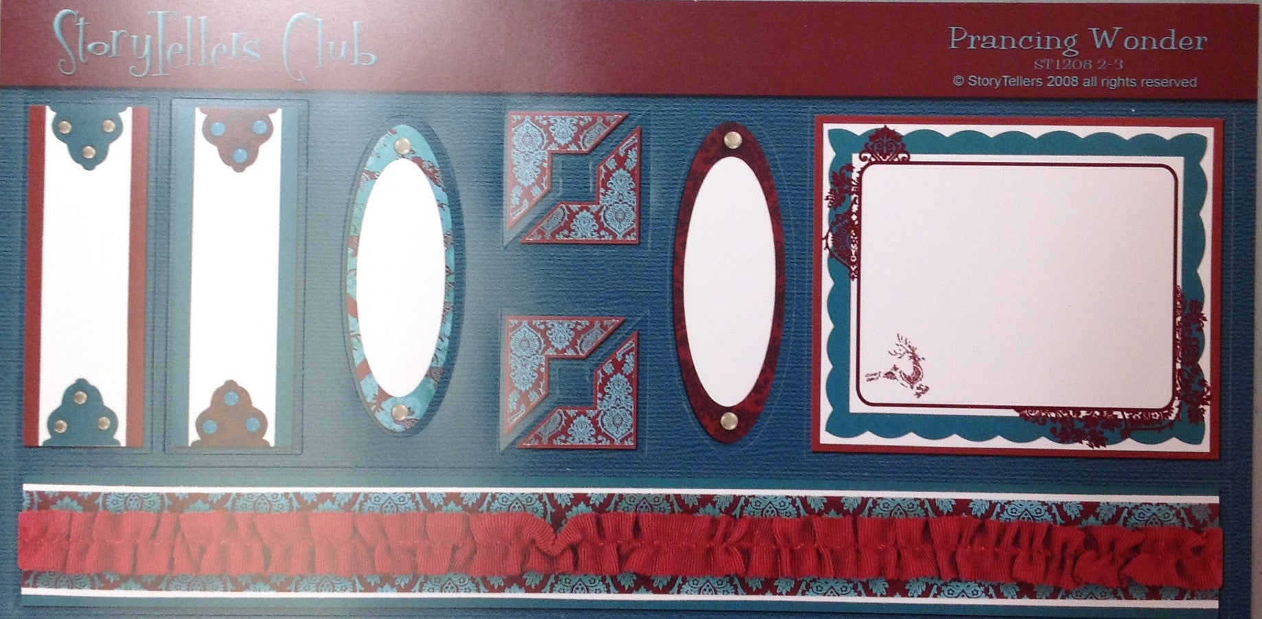 StoryTellers PRANCING WONDER 2-3 DIECUTS 6"X13"