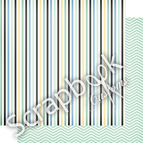 BABY BOY 12"X12" Scrapbook Customs Paper - Scrapbook Kyandyland
