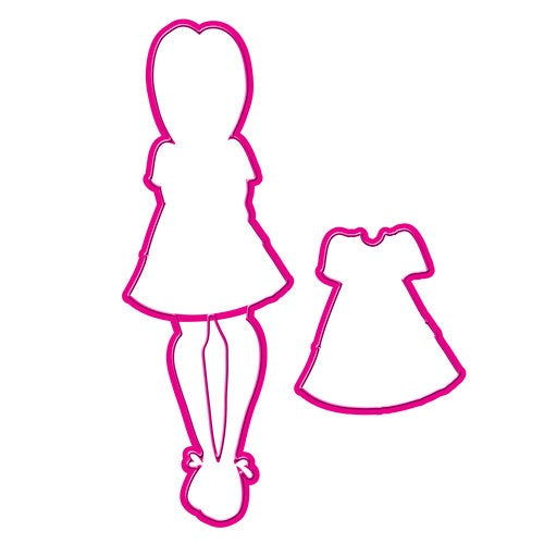Prima Julie Nutting Metal Dies CALLY DOLL 912048 Scrapbooksrus