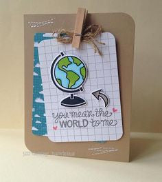 Lawn Fawn WISH YOU WERE HERE Clear Stamps 4"X6" - Scrapbook Kyandyland