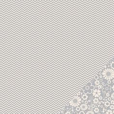 Pebbles CHEVRON Basics 12"X12" Scrapbook Paper
