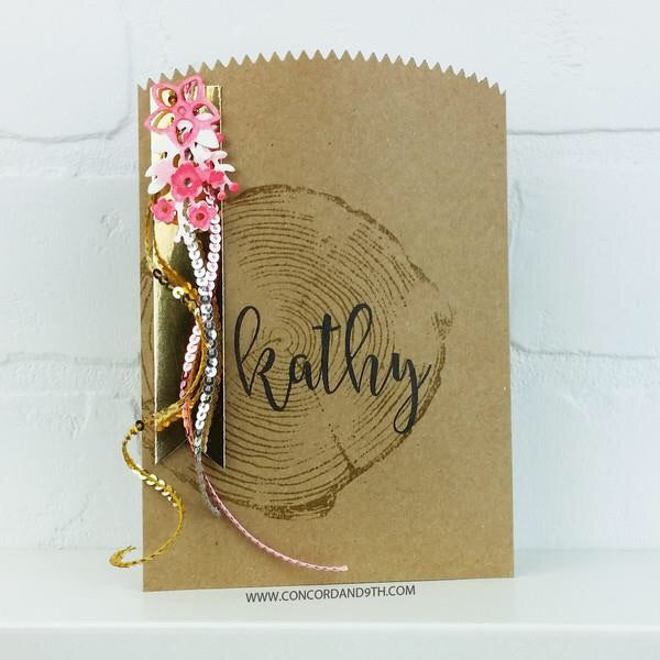 Concord & 9th SOPHISTICATED SCRIPT Stamp Set 32 pc.