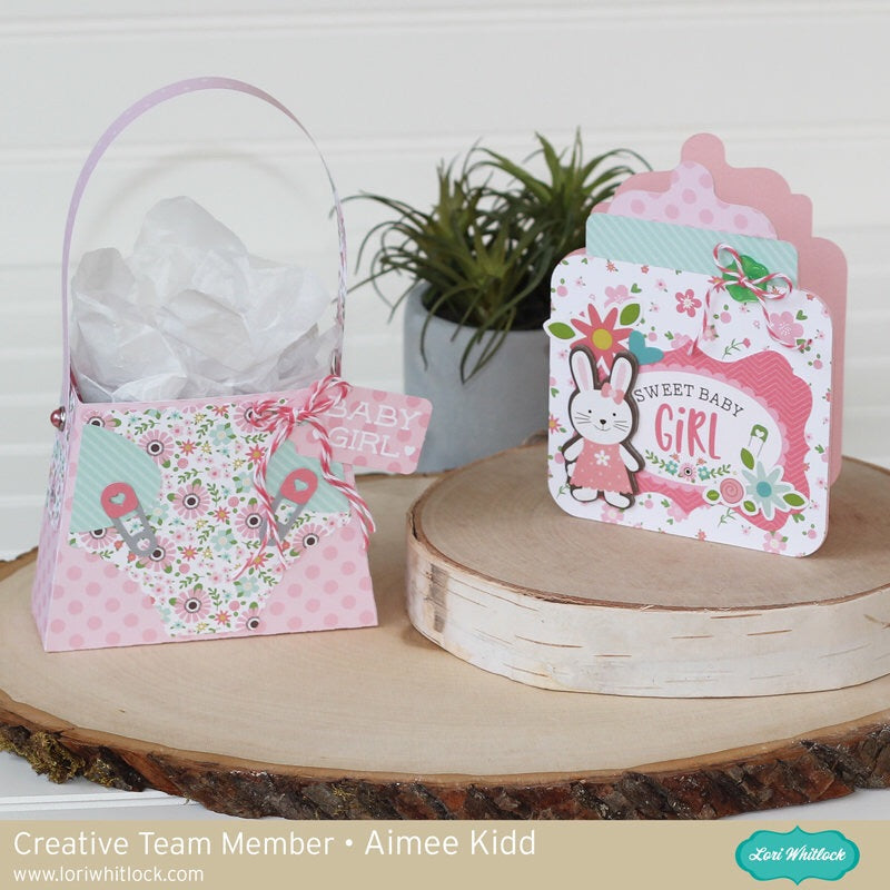 Echo Park SWEET BABY GIRL 12"X12" 13pc. Scrapbook Kit Scrapbooksrus