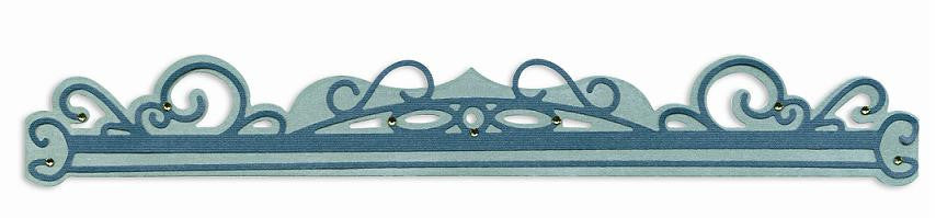 Sizzlits Decorative Strip SWIRLY BACK Die