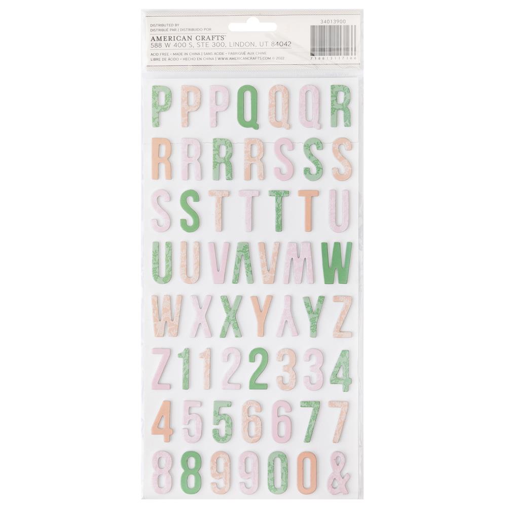 Thickers Maggie Holmes PARASOL AMOUR Foam Letter Stickers