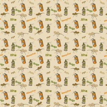 Moxxie BUG ZONE Camping 12"X12" Cardstock Paper Sheet - Scrapbook Kyandyland