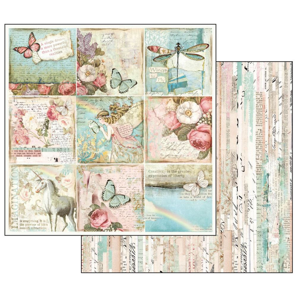 Stamperia Scrapbooking Paper 12"X12" WONDERLAND PAPER Scrapbooksrus