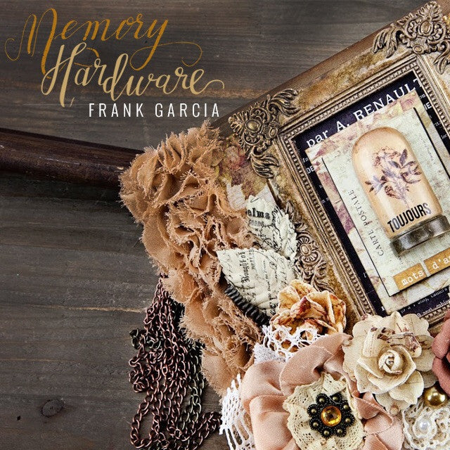 Prima Memory Hardware GATEFOLD LARGE Chipboard Journal Scrapbook 8x8