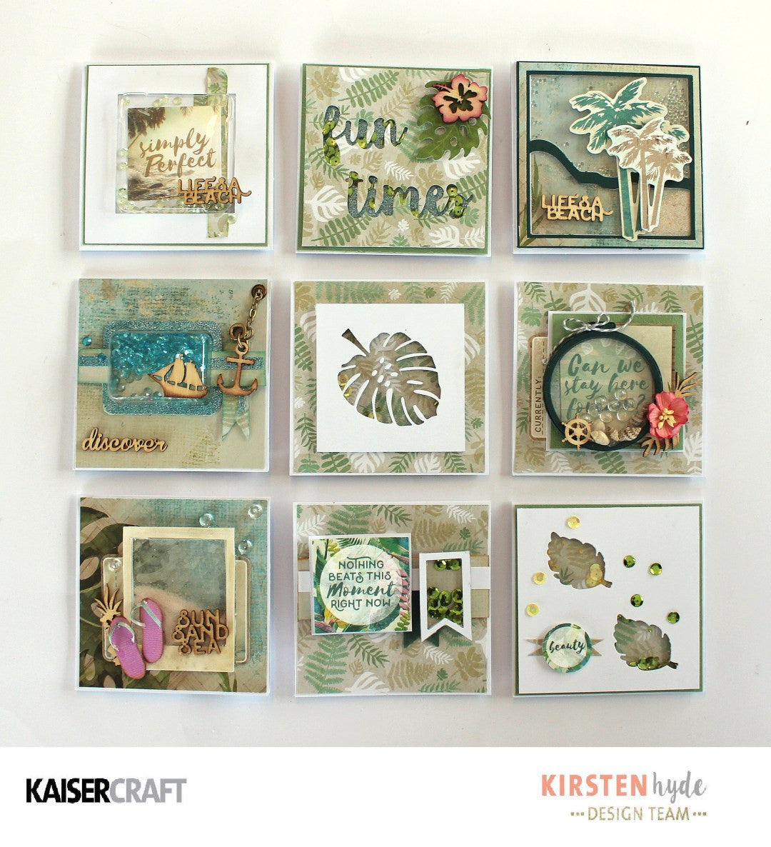 Kaisercraft ISLAND ESCAPE KAHAKAI 12"X12" Scrapbook Paper