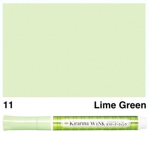 Kirarina Wink LIME GREEN METALLIC Marker Pens Scrapbooksrus