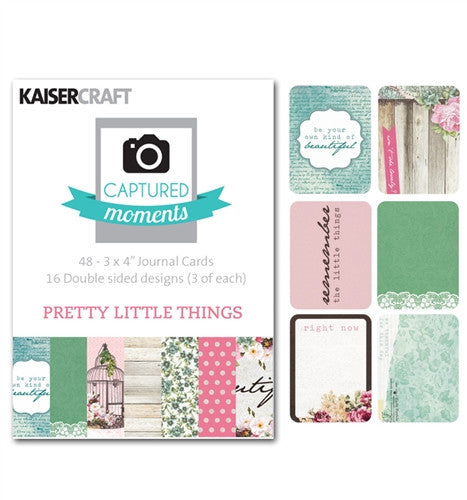 Kaisercraft Captured Moments PRETTY LITTLE THINGS CARDS 3"X4"