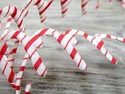 May Arts 1” CANDY CANE Ribbon 1 yard 13in