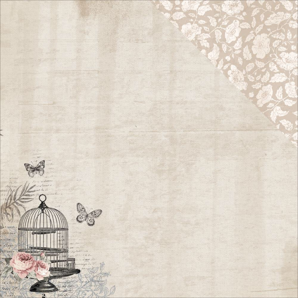 Kaisercraft Romantique BOUDOIR 12"X12" Scrapbook Sheet