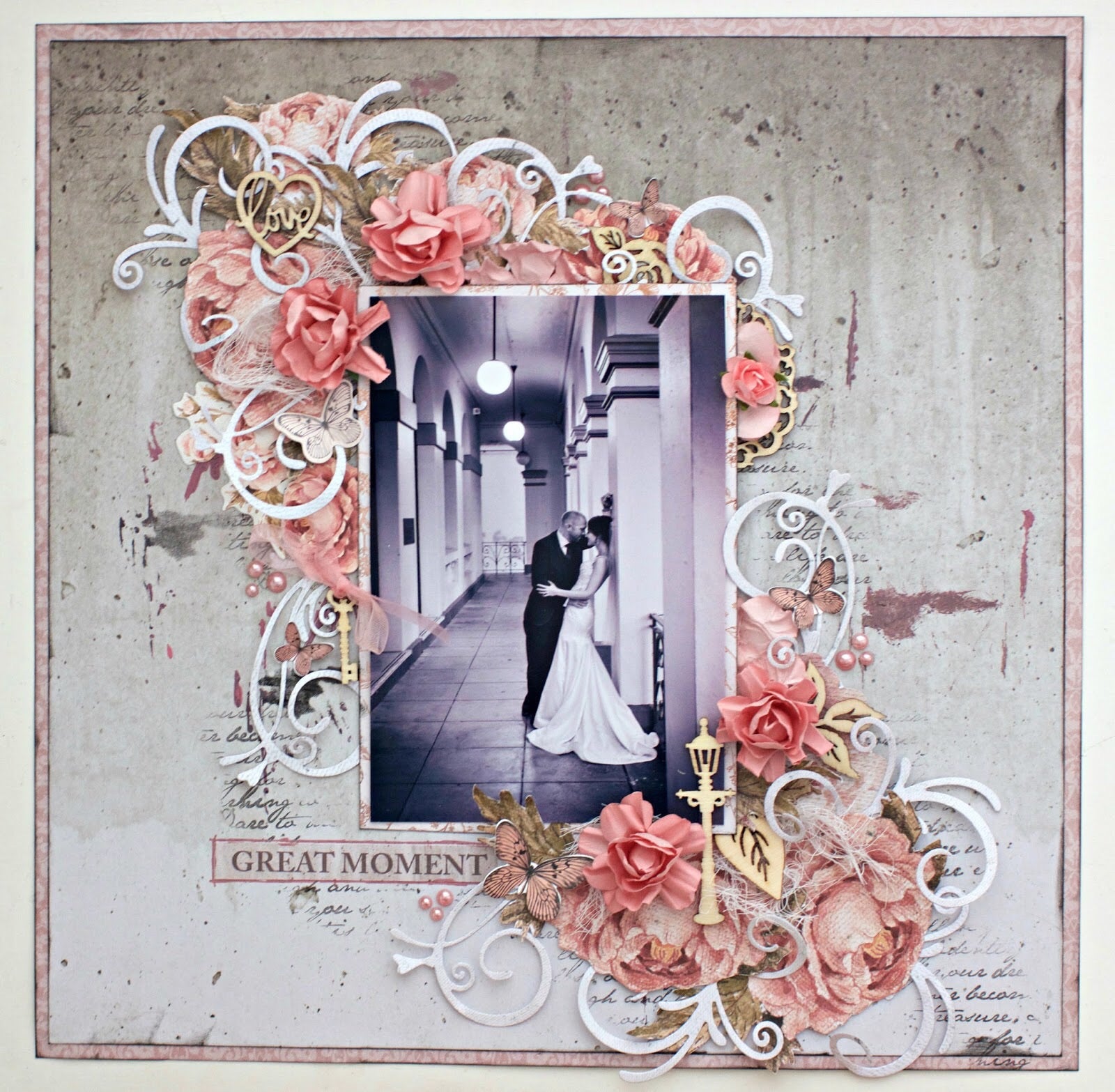 Kaisercraft Sage And Grace BLOSSOMS 12"X12" Scrapbook Sheet Scrapbooksrus