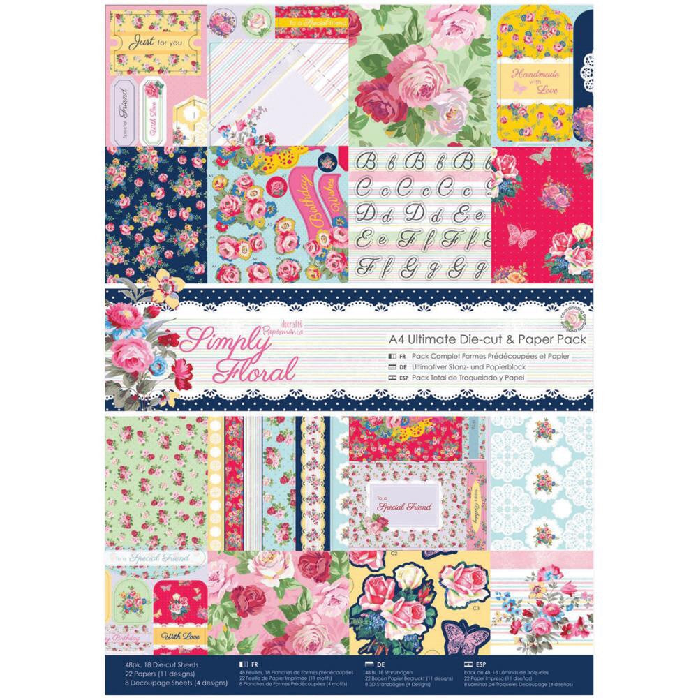Docrafts Papermania SIMPLY FLORAL - Scrapbook Kyandyland