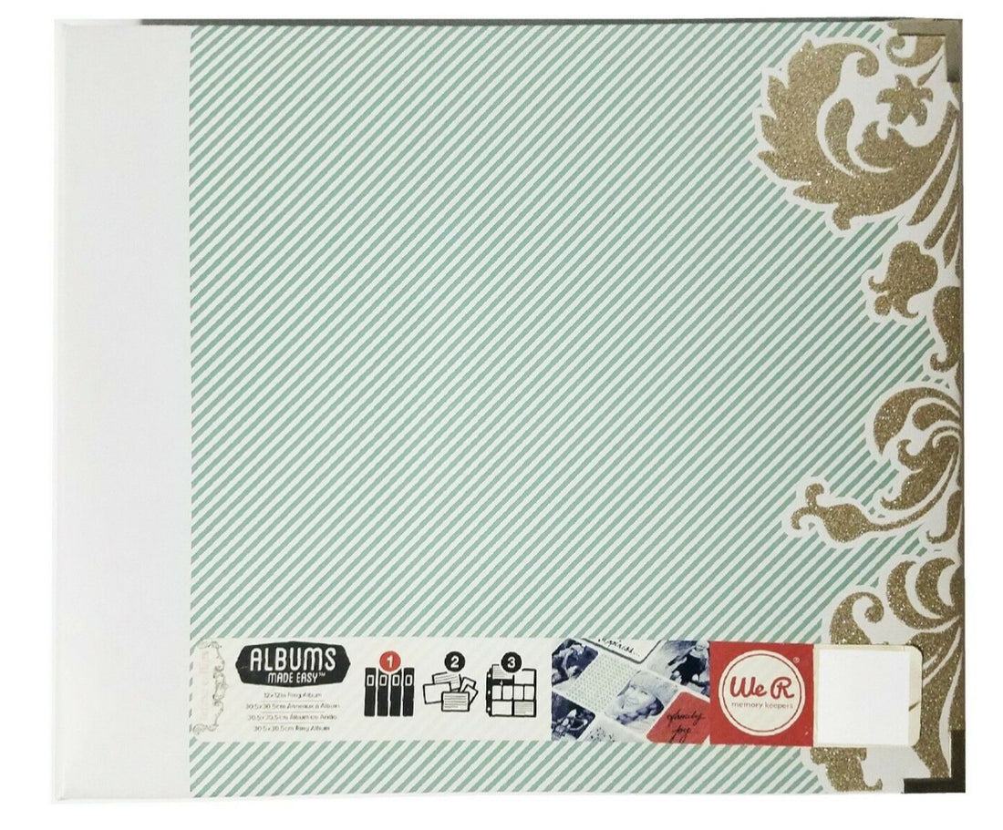 WeRM Albums Made Easy HELLO LIFE 12"X12" 3 Ring Teresa Collins Scrapbook Album