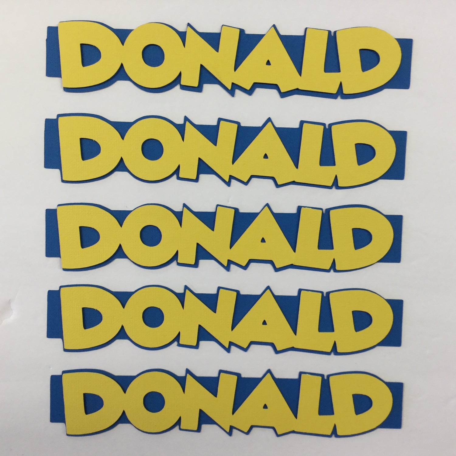 Like Disney DONALD DUCK Large DieCut Scrapbook Embellishment