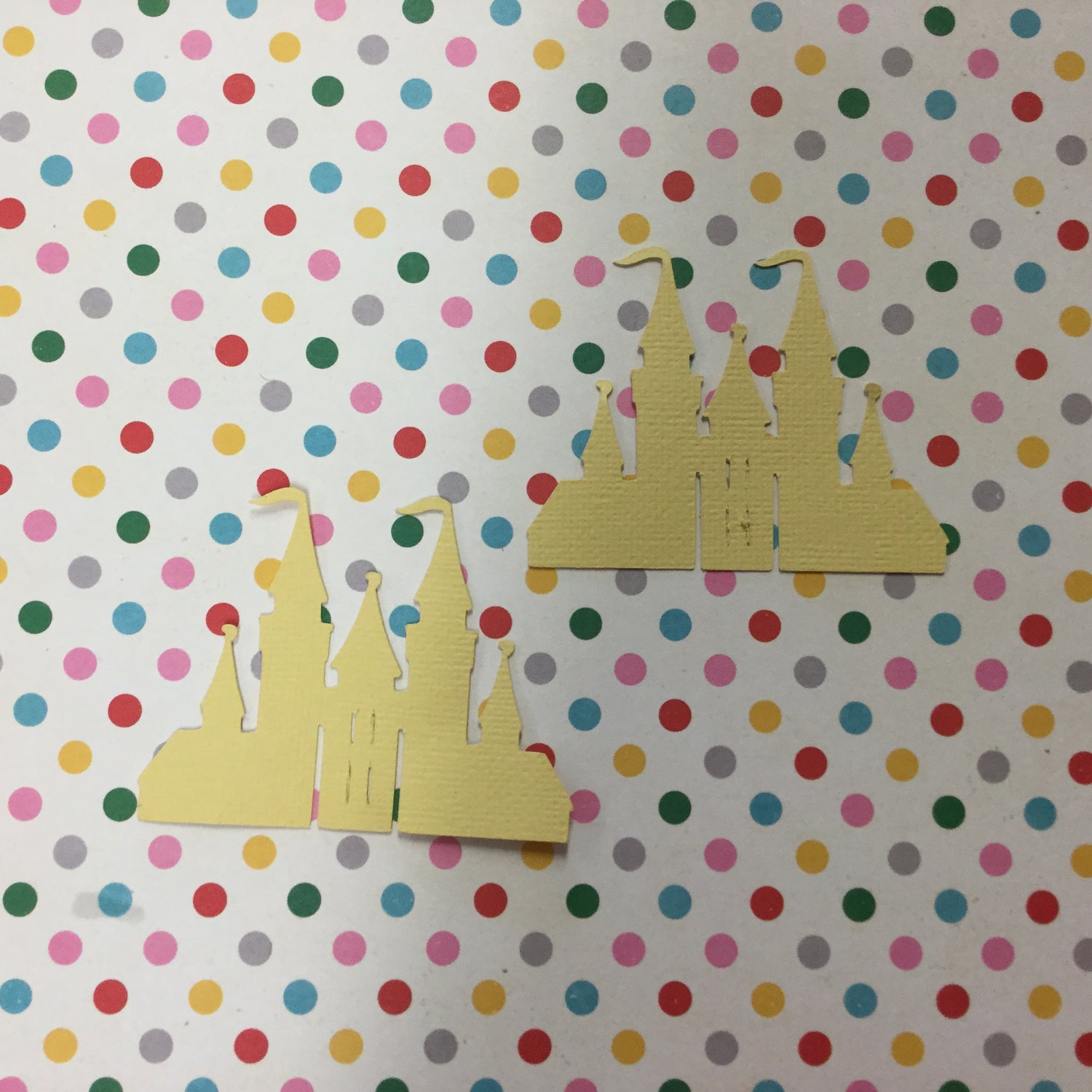 Like DISNEY CASTLE Scrapbook DieCuts