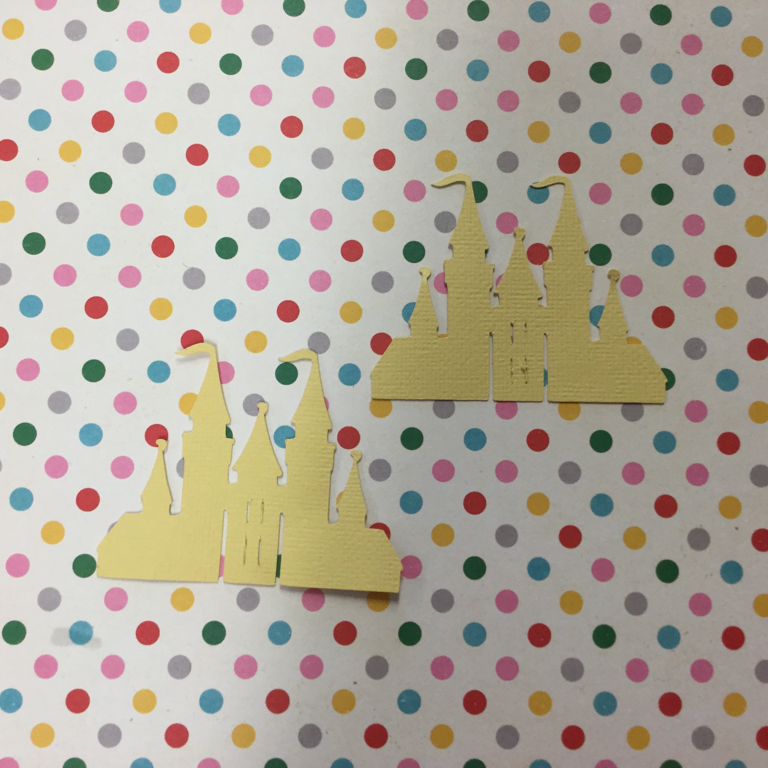 Like DISNEY CASTLE Scrapbook DieCuts