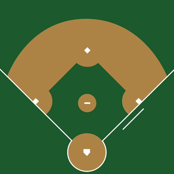 Baseball Scrapbook Customs BALL DIAMOND 12X12 Sports Sheet - Scrapbook Kyandyland