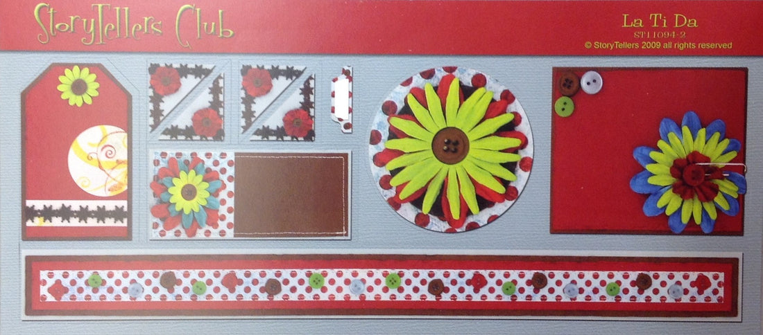 StoryTellers LA TI DA 4-2 DIECUTS 6"X13"