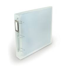 WeRM TRANSPARENT 12"X12" D Ring Scrapbook Album