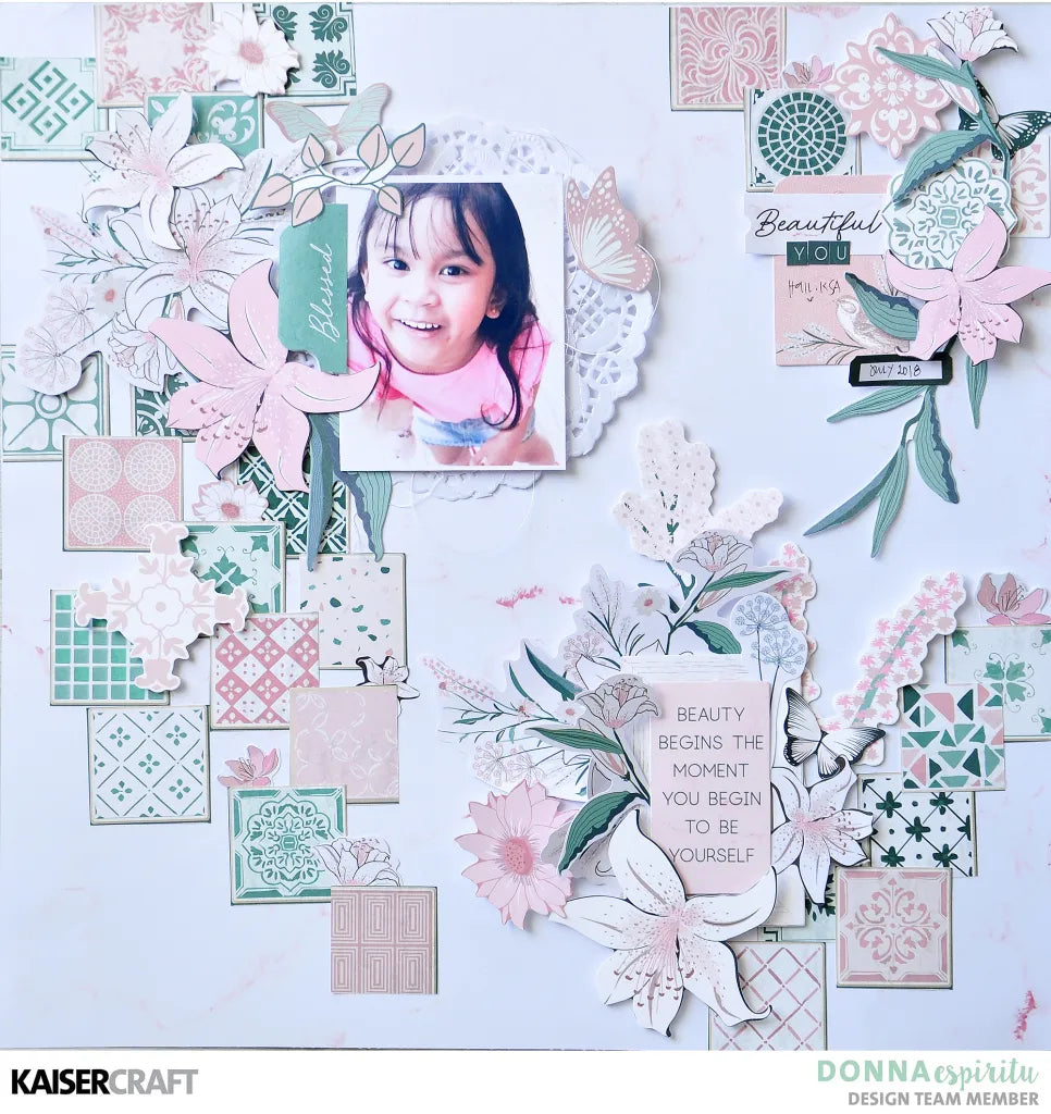 Kaisercraft LILY & MOSS 9pc 12"X12" Scrapbook Paper Pack