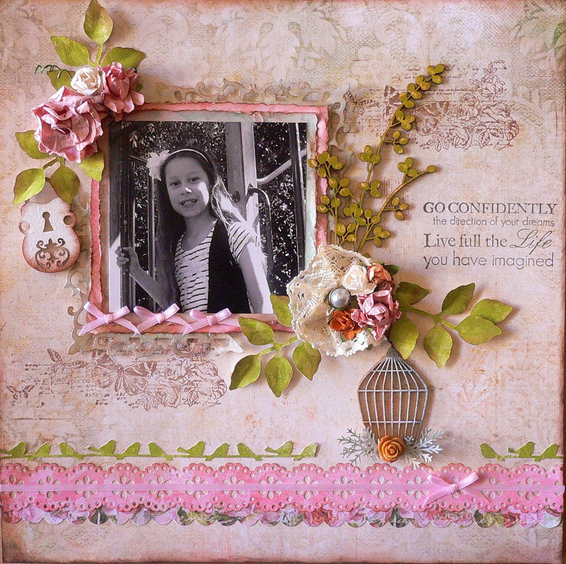 KaiserCraft ON THIS DAY Clear Acrylic Stamps 4"X6" 5 pc - Scrapbook Kyandyland