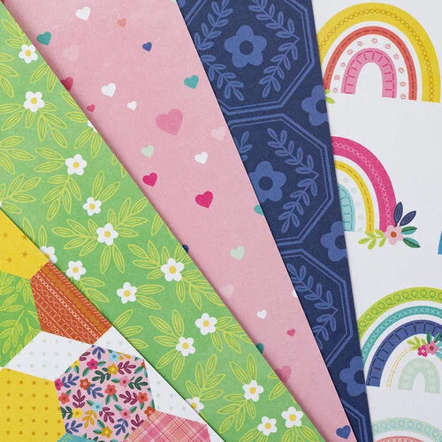 Paige Evans BLOOMING WILD 12"X12" Scrapbook Paper Pad 48pc Scrapbooksrus