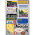 Reminisce Jet Setters NEVADA DieCut Stickers 17pc