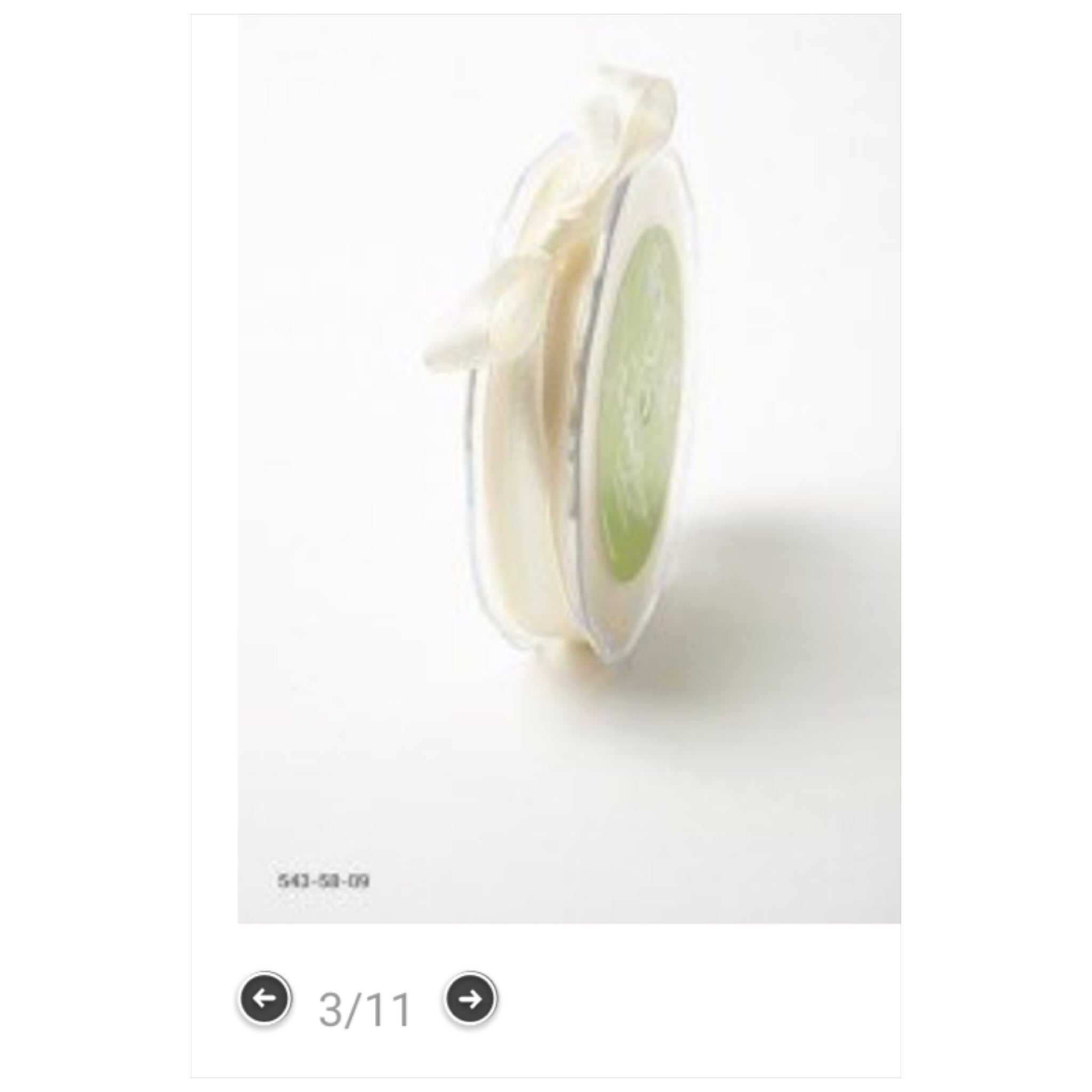 May Arts 5/8" SOLID WITH STITCHED CENTER Ribbon 1 yard yd