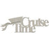 Fabscraps CRUISE TIME Die-Cut Grey Chipboard Word - Scrapbook Kyandyland