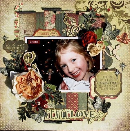 Kaisercraft TWIG & BERRY Collection 12"X12" 1 Sheet - Scrapbook Kyandyland
