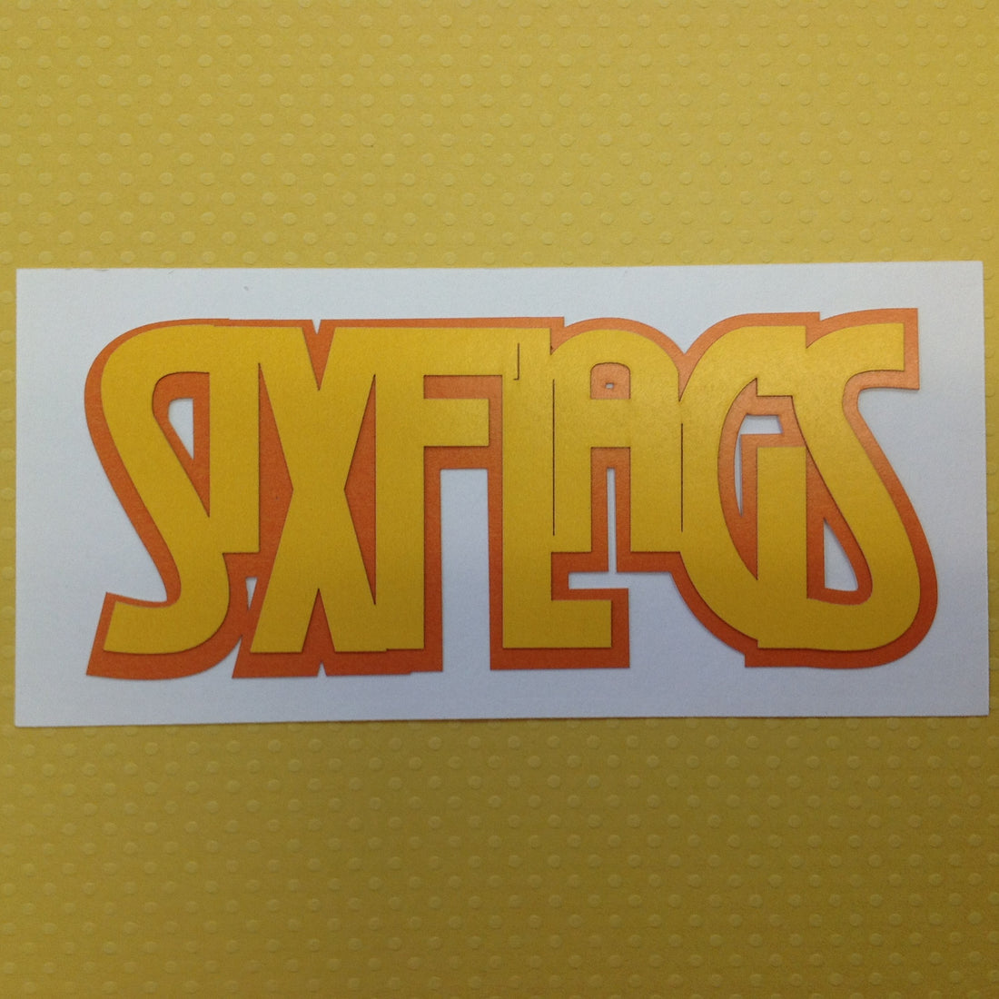 Scrapbook Customs SIXFLAGS Dot Stripe Laser Cuts 3"X 7" 1pc - Scrapbook Kyandyland