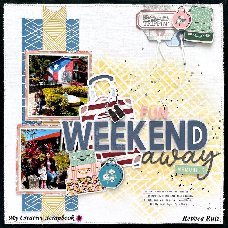 Maggie Holmes ROUND TRIP 12"X12" Paper Pad 48 Sheets
