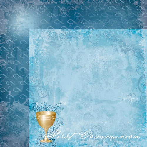 Moxxie FAITH Double Sided Scrapbook Sheet 12"X12" 1 pc - Scrapbook Kyandyland