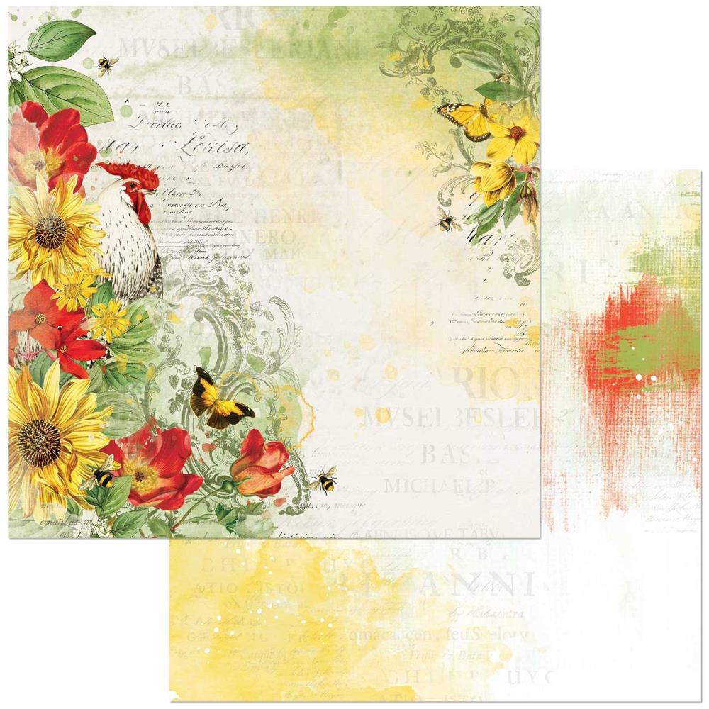 49 and Market Vintage Artistry COUNTRYSIDE 12"X12" Scrapbook Collection Pack