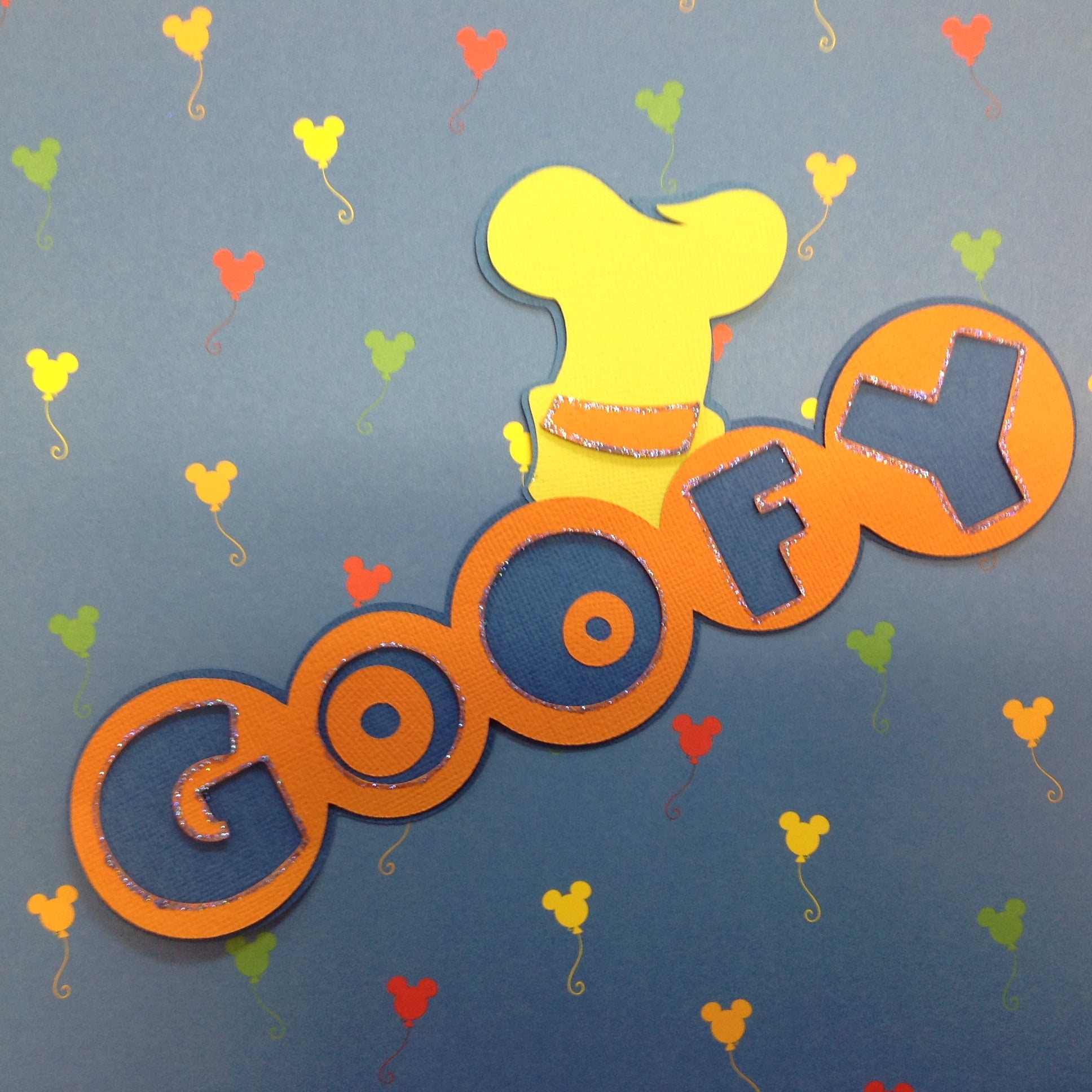 Disney GOOFY BORDER Scrapbook Title ScrapbooksRUs