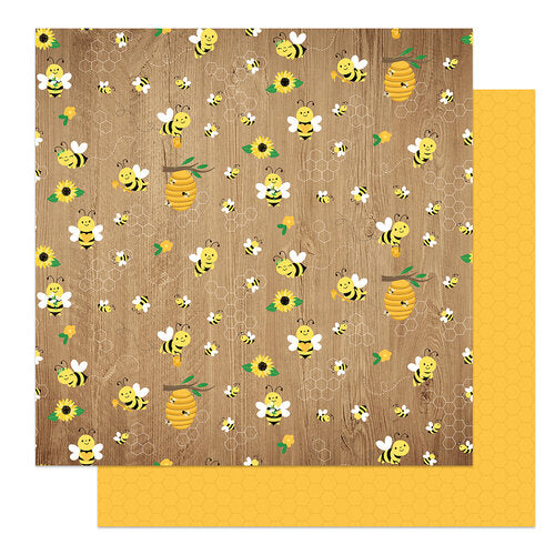 Photo Play Tulla & Norbert’s Sweet as Honey BUZZING BY 12x12 Paper