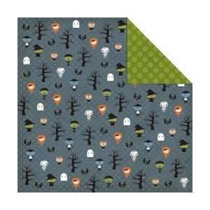 TPC Studio GHOSTS AND GHOULS 12"X12" Scrapbook Paper 1 Sheet - Scrapbook Kyandyland