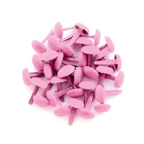 Doodlebug Crushed Velvet Brads CUPCAKE 20 pc Scrapbooksrus