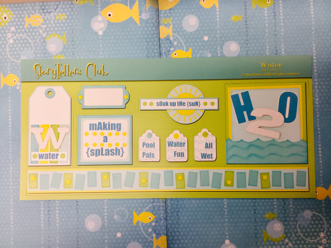 StoryTellers WATER DIECUTS 7091-2 6"X13" Scrapbooksrus