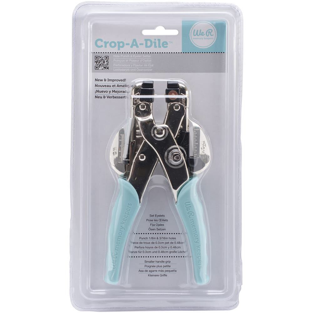 We R Memory Crop-A-Dile Hole Punch & Eyelet Setter - Scrapbook Kyandyland