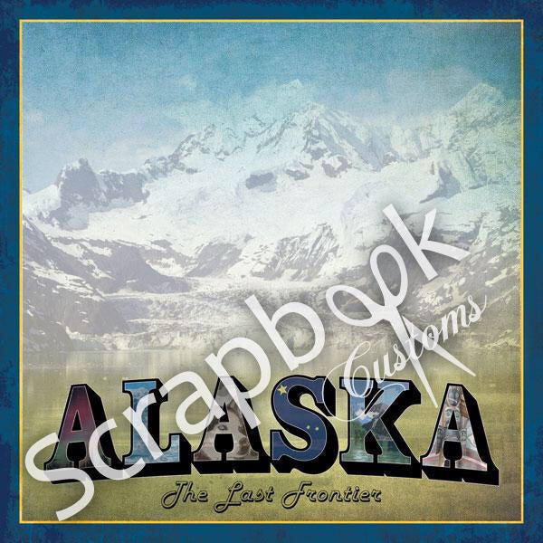 ALASKA MEMORIES KIT A 12X12 Scrapbook Paper DieCut 6pc