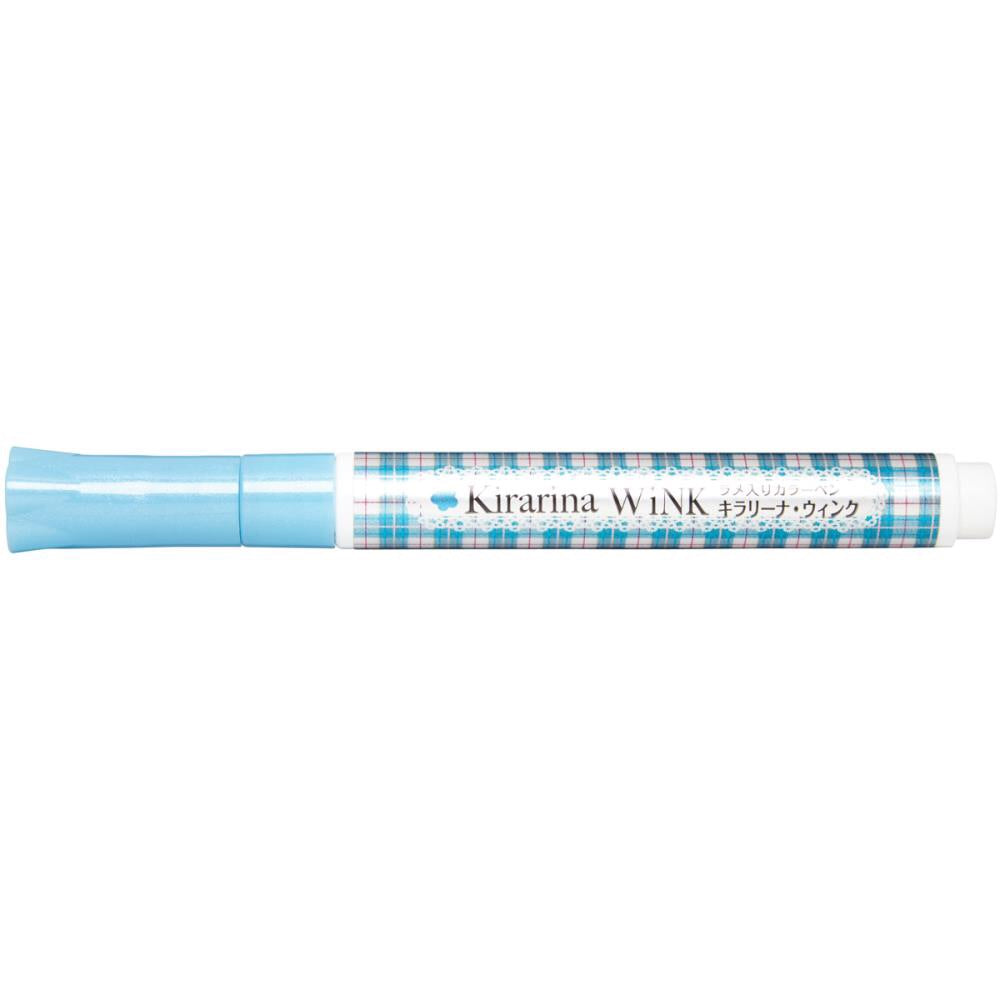 Kirarina Wink SKY BLUE METALLIC Marker Pens Scrapbooksrus