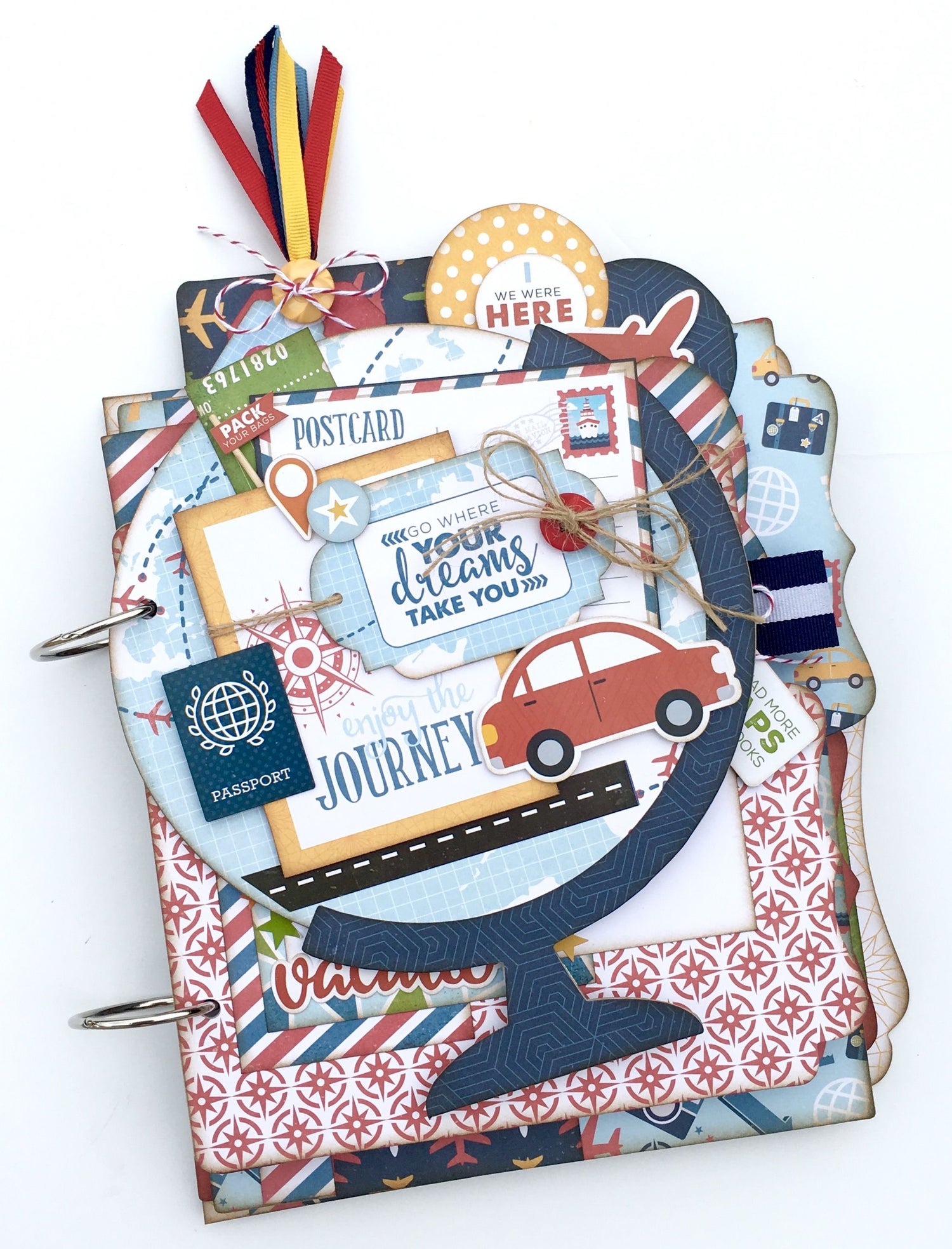 Carta Bella 6"x12" PASSPORT Chipboard  Phrases 44pc Scrapbooksrus