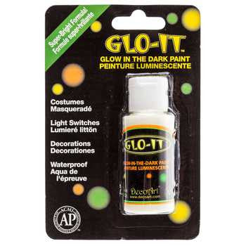 Deco Art GLO-IT Glow In The Dark Peinture Paint 1fl oz – Scrapbooksrus